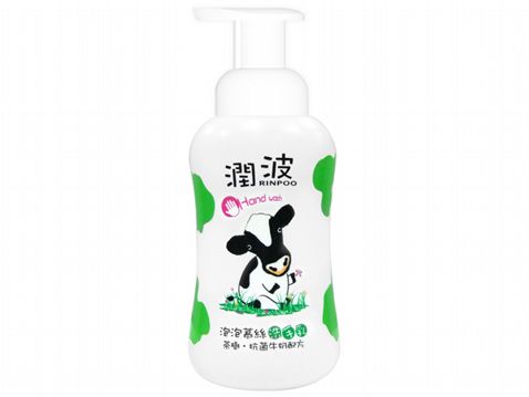Rinpoo潤波~茶樹抗菌牛奶泡泡慕絲洗手乳(300ml)