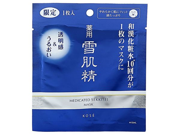 Kose高絲 雪肌精草本面膜15ml 單片 小三美日 美妝 保養 生活用品購物網