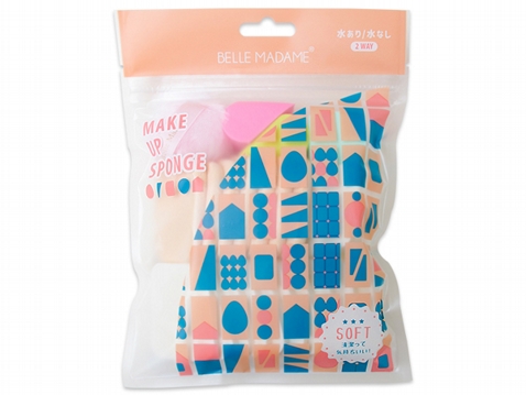 Belle Madame 貝麗瑪丹~N434萬花筒粉撲(1包入)