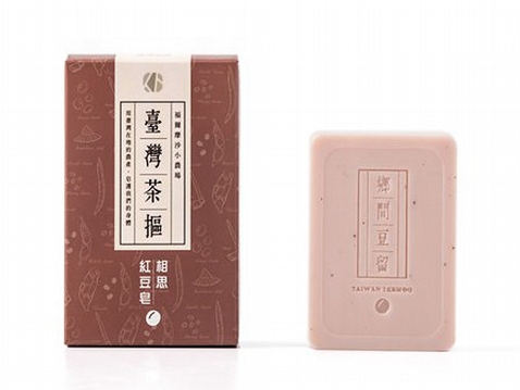 臺灣茶摳~紅豆皂(100g)  肥皂／香皂