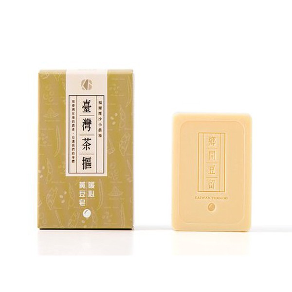 臺灣茶摳~黃豆皂(100g)  肥皂／香皂
