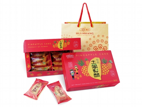 惠香~臺灣造型關廟土鳳梨酥禮盒350g(10入)附提袋