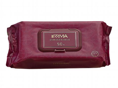 iRRMA伊兒瑪-女性專用私密濕式衛生紙(大尺寸80抽)