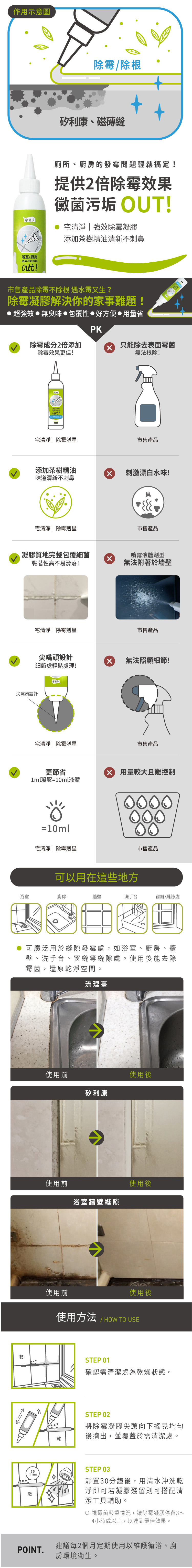 茶樹 精油 除霉凝膠 除霉劑