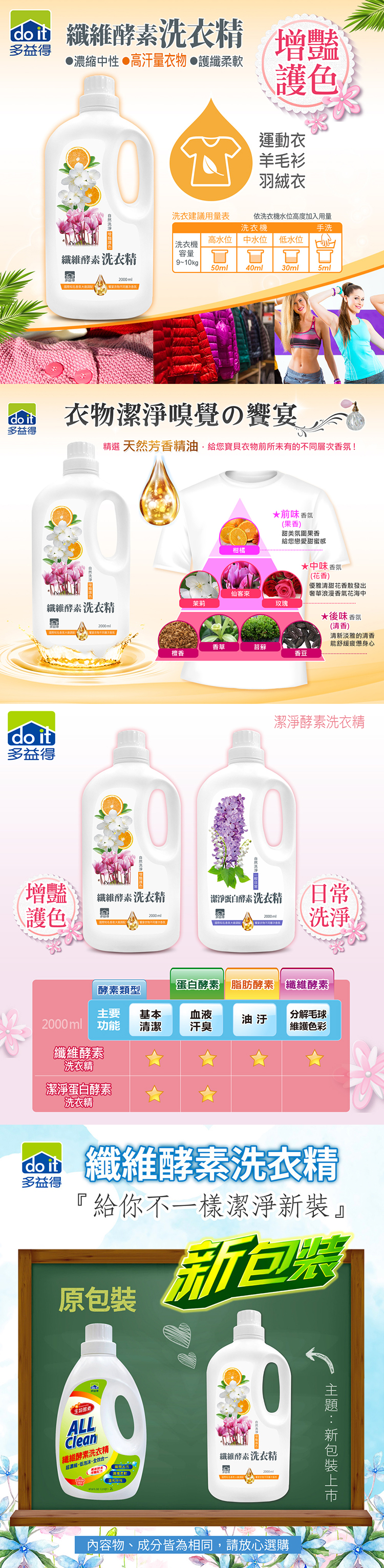 酵素 洗衣精 護色 洗衣精 多益得 洗衣精