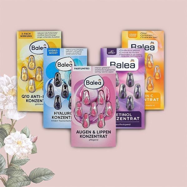 優惠款 德國Balea~(黃)Q10抗皺緊緻精華素膠囊(7粒裝) NG品