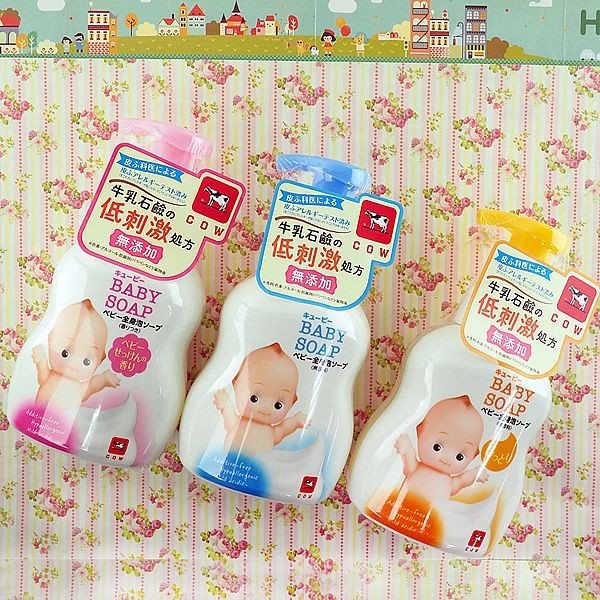 牛乳石鹼 COW~Q比嬰兒泡泡沐浴乳(400ml) 嬰兒皂香／無香／滋潤 款式可選