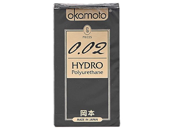 日本 okamoto 岡本~0.02 HYDRO衛生套(6入)  保險套