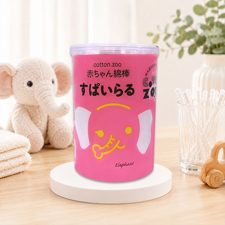 COTTON ZOO~嬰幼兒螺旋細軸清潔棉棒(160支入)