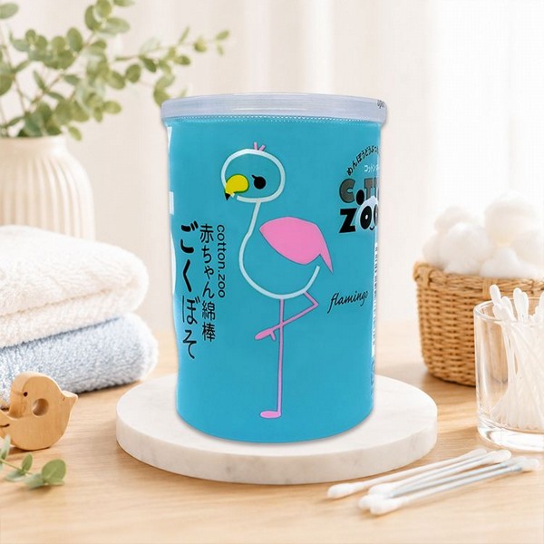 COTTON ZOO~超細紙軸水滴型棉棒(200支入)