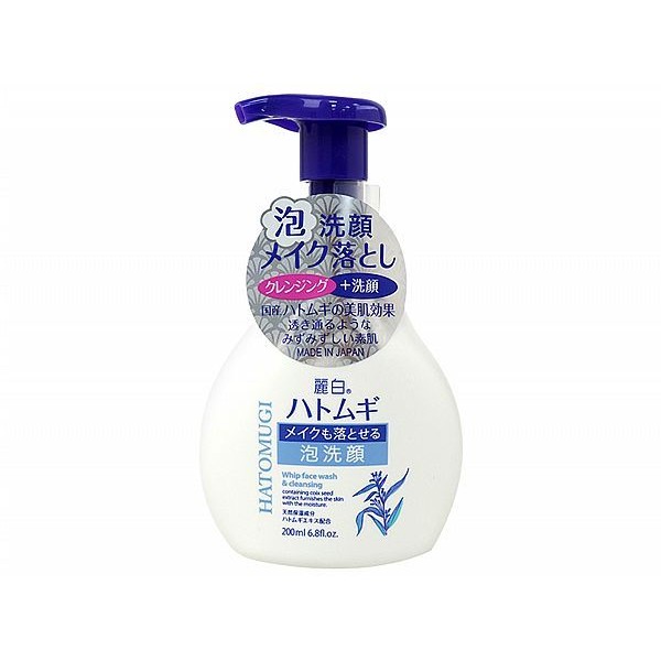 優惠款 日本 熊野~薏仁洗卸兩用泡沫洗面乳(200ml) NG品