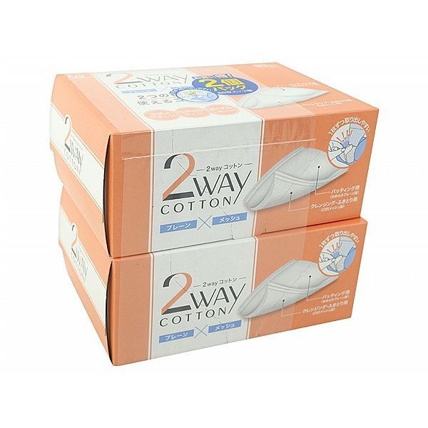優惠款 Cotton Labo~2WAY兩用淨顏化妝棉(80枚入x2盒) NG品