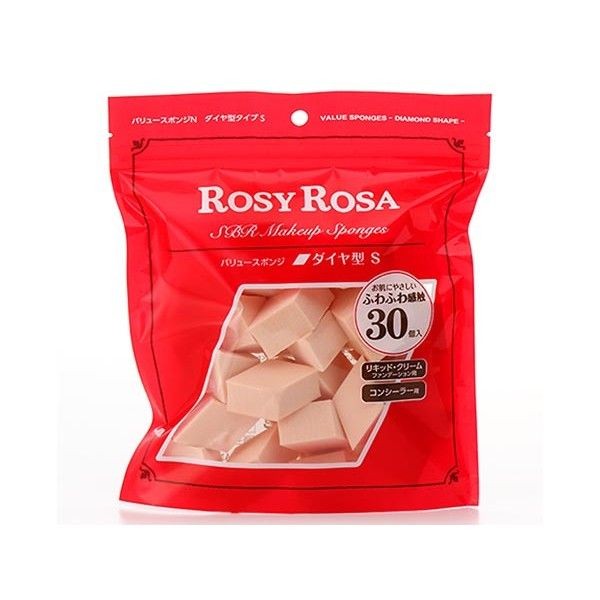 ROSY ROSA~粉底液粉撲菱型(845524)30入