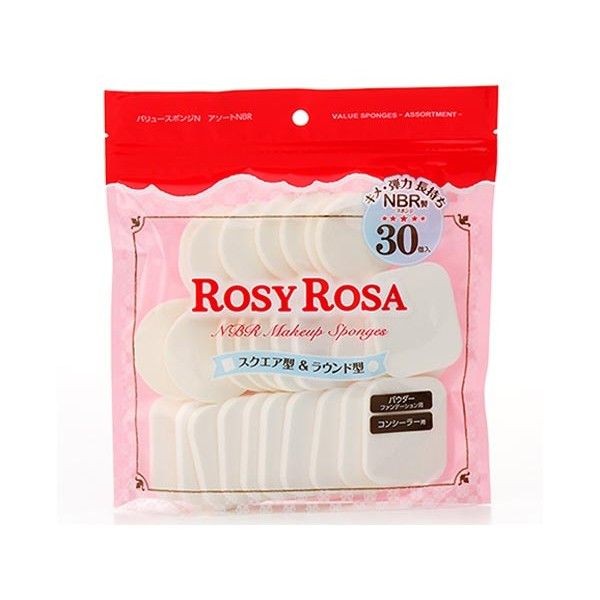 ROSY ROSA~粉餅粉撲圓方型(845528)30入