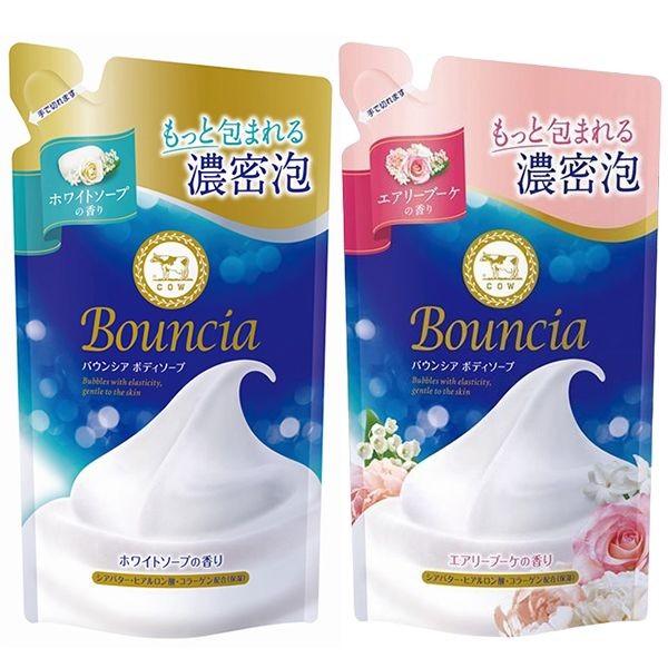 牛乳石鹼 COW~(補充包)Bouncia美肌滋潤沐浴乳(360ml) 款式可選