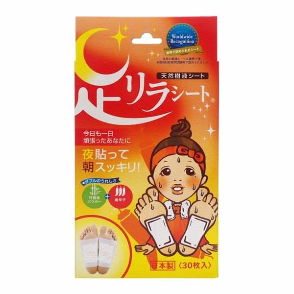 優惠款 日本樹之惠竹樹液足貼(唐辛子)30枚入 NG品