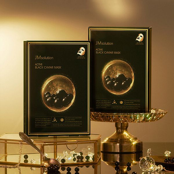韓國 JMSolution~黑魚子醬活力面膜(10片入)