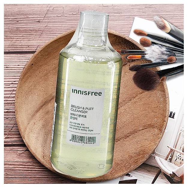 韓國 Innisfree~妝自然美妝工具-刷具粉撲清潔液