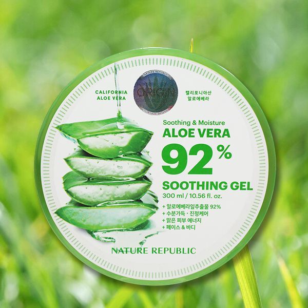 優惠款 Nature-Republic~92%蘆薈補水修護保濕凝膠300ml NG品