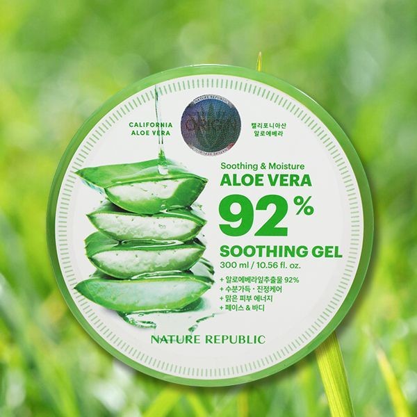 優惠款 Nature-Republic~92%蘆薈補水修護保濕凝膠300ml NG品