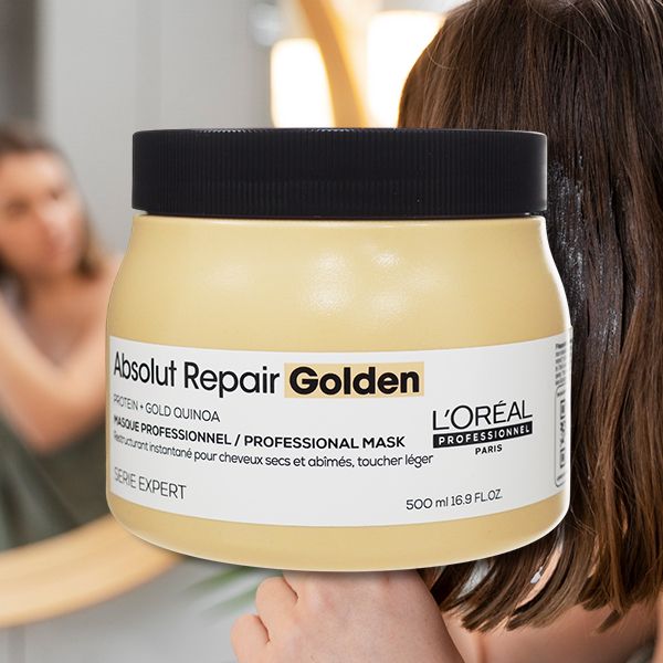 萊雅~絲漾博藜麥滲透修護黃金髮膜500ml