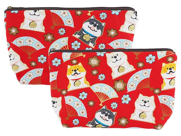 柴犬化妝包(1入)  款式隨機出貨