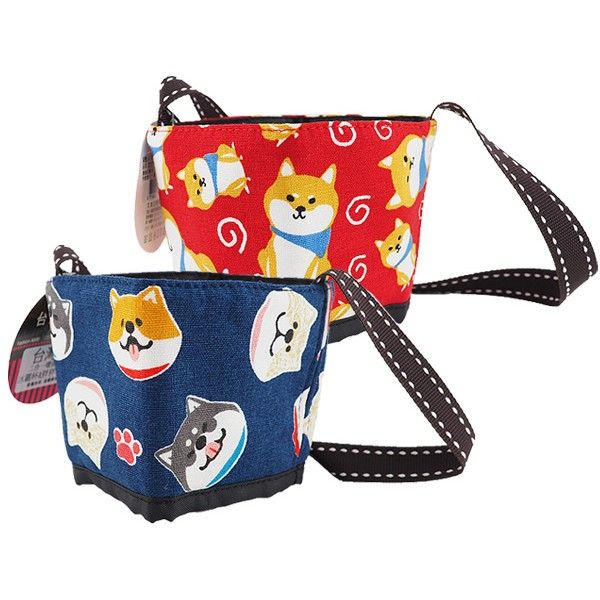 柴犬冰壩杯手提飲料杯套(1入) 款式隨機出貨