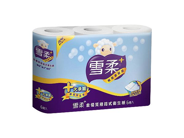 雪柔~金優質小捲筒衛生紙(200組x6捲x10串) ※限宅配／無貨到付款