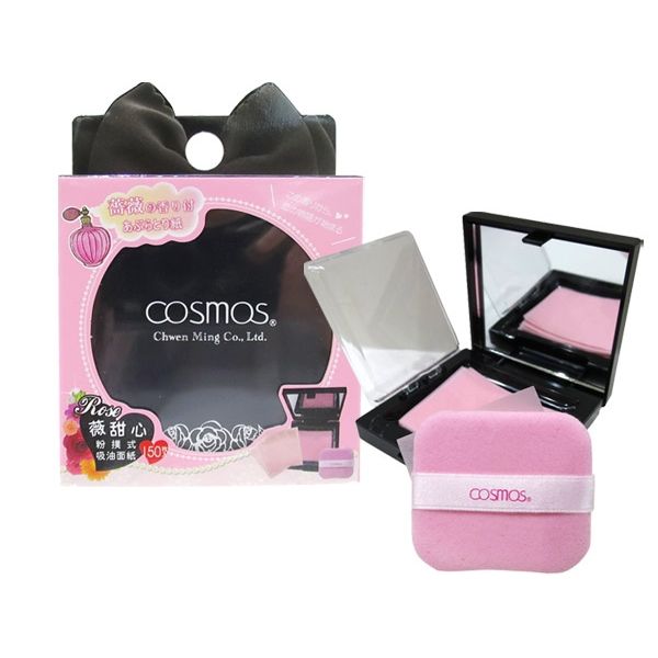 COSMOS~P44209-薇甜心粉撲式吸油面紙(150枚入)