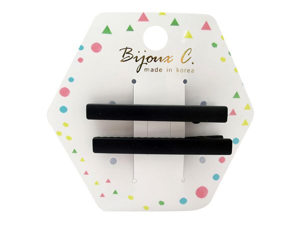 Bijoux C~G50053-韓製鴨嘴夾(小)2入  髮飾