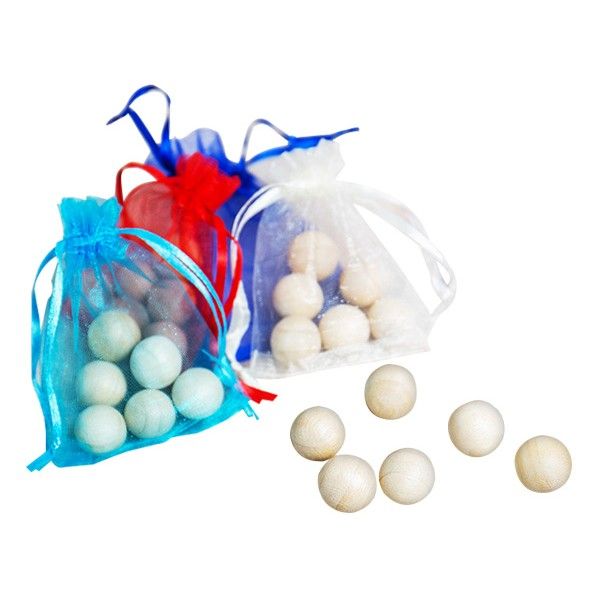 天然樟木球(6入)  顏色隨機出貨