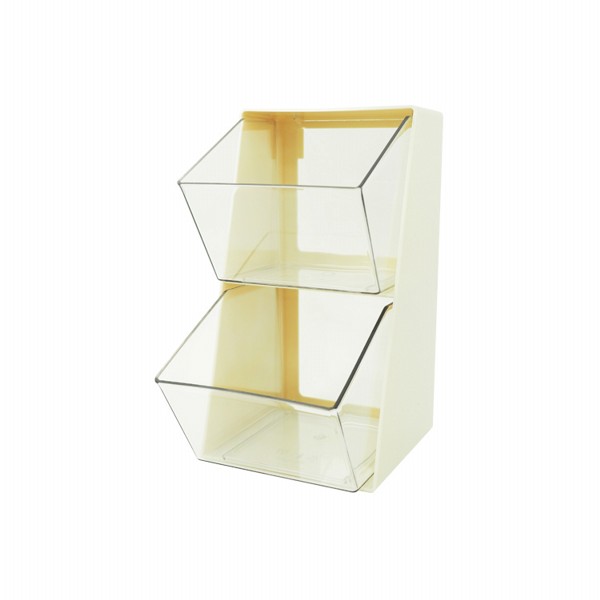 優惠款 咖啡茶包桌面收納盒(奶油白)1入 NG品