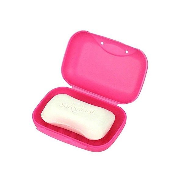 彩色便攜旅行密封香皂盒(1入)  顏色隨機出貨