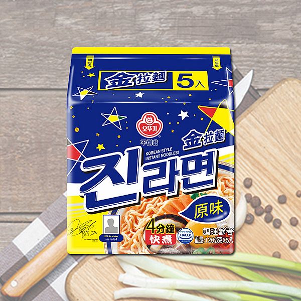 韓國不倒翁~金拉麵(原味) 5入裝