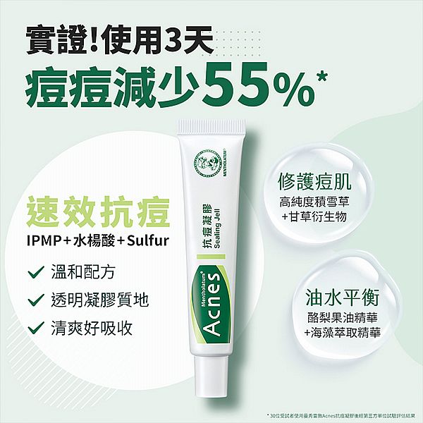 曼秀雷敦~Acnes 抗痘凝膠(18g)