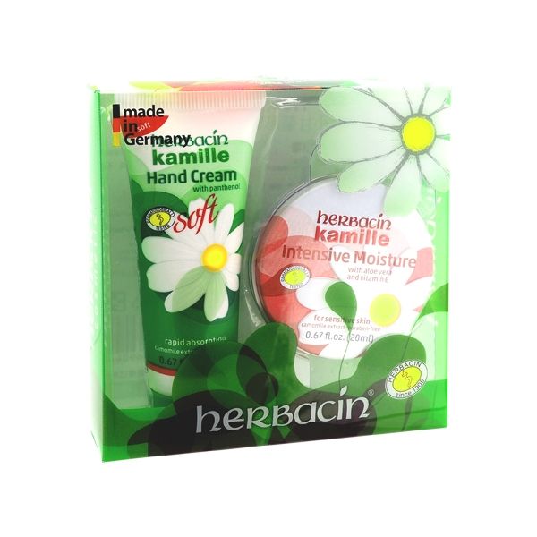 herbacin 德國小甘菊~ 手足柔皙組合(修護霜20ml+護手霜20ml)