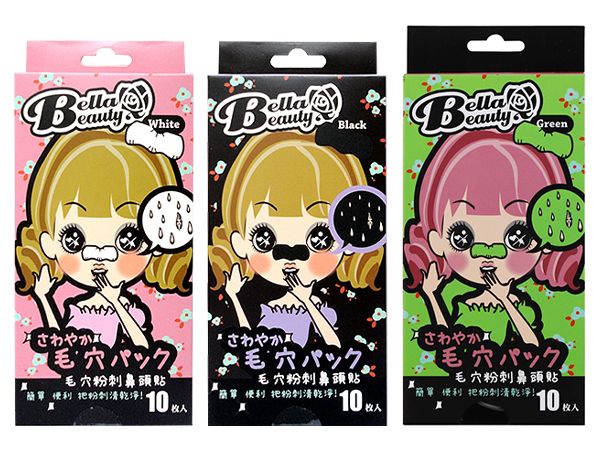 Bella Beauty 貝拉美人~毛穴粉刺鼻頭貼(10枚入) 款式可選
