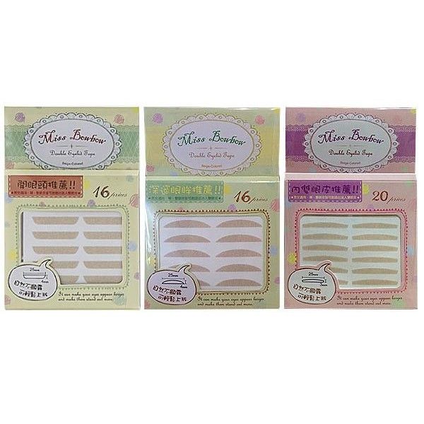 Miss bowbow 撥撥小姐~3M網狀雙眼皮貼(16/20/24枚)6款可選