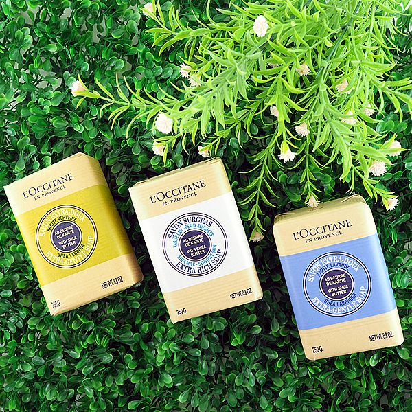 L'OCCITANE 歐舒丹~乳油木植物皂(250g) 牛奶皂／薰衣草皂／馬鞭草皂 款式可選