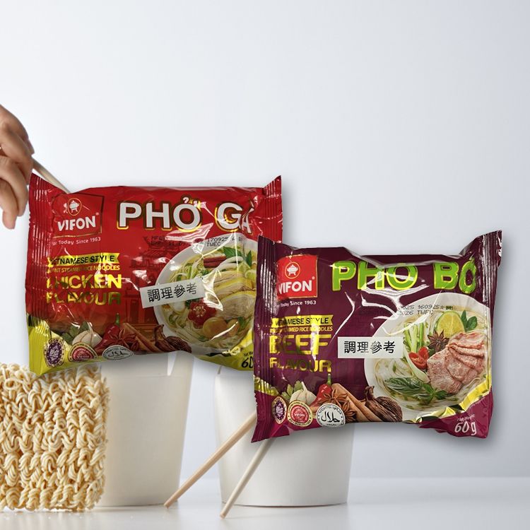 VIFON~越南河粉 雞肉味／牛肉味 (60g)  泡麵/進口/ 團購