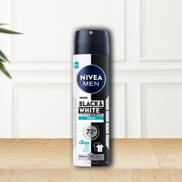 NIVEA 妮維雅~男士止汗爽身噴霧(150ml)-無印乾爽(清新海洋)