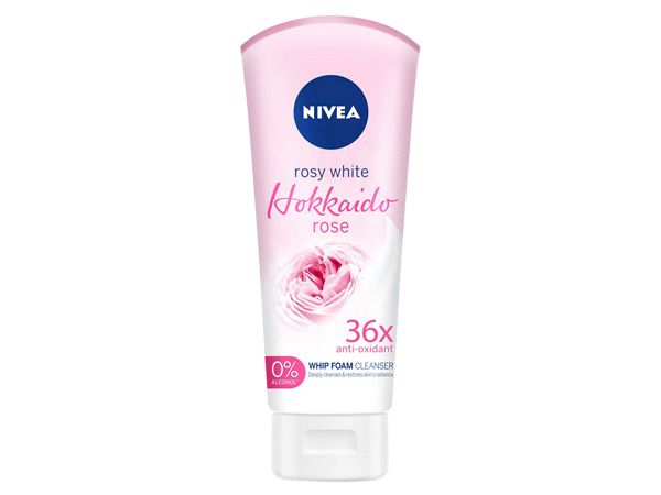 NIVEA 妮維雅~北海道玫瑰淨白泡沬潔面乳(100ml)