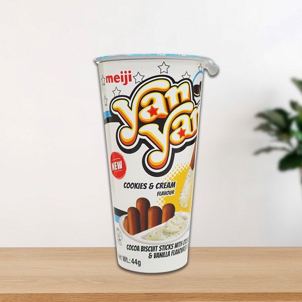 明治~洋洋棒餅乾(香草巧酥餅乾口味)44g  進口 / 團購 / 零嘴 