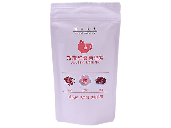 午茶夫人~玫瑰紅棗枸杞茶(4gx10入)