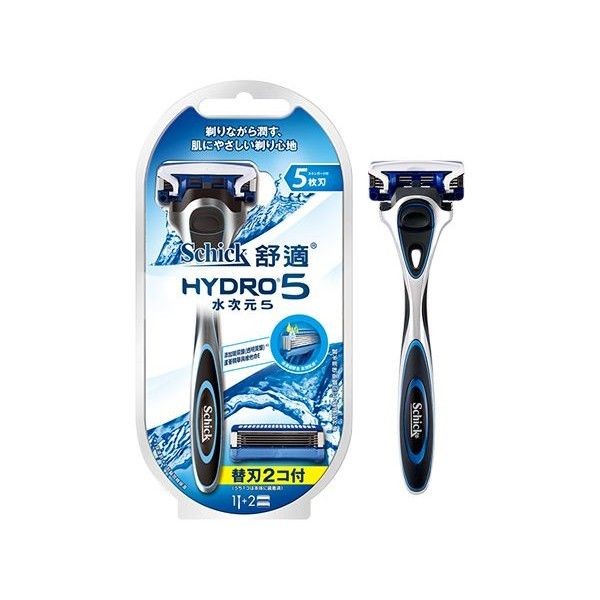 優惠款 Schick 舒適~HYDRO 5水次元5刮鬍刀(1刀把2刀片) NG品