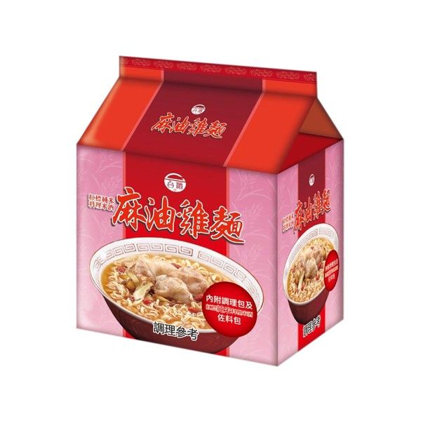 台灣菸酒~麻油雞麵(200gx3包／袋裝)