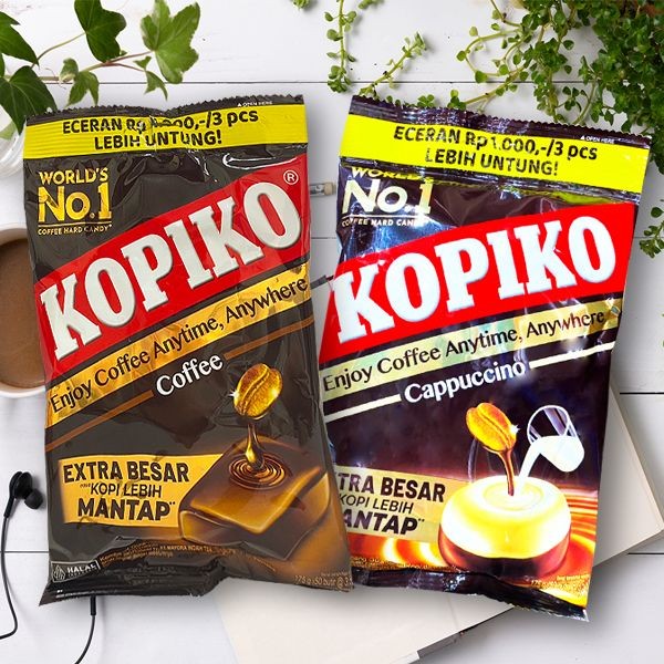 印尼 KOPIKO~咖啡糖果(175g) 原味／卡布其諾
