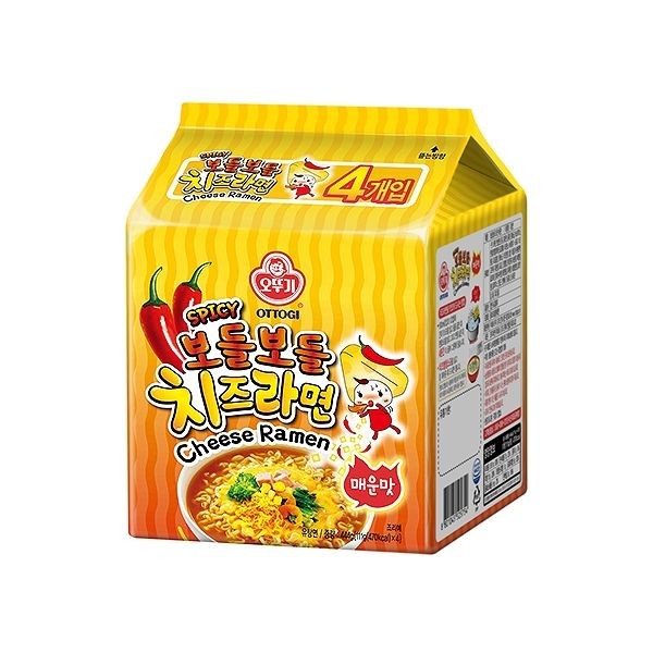 韓國不倒翁~辣起司風味拉麵(111gx4包)
