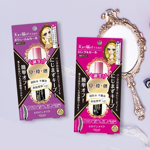 Kiss Me 奇士美~花漾美姬-瞬翹自然捲防水睫毛膏(6g) 濃密／纖長 款式可選