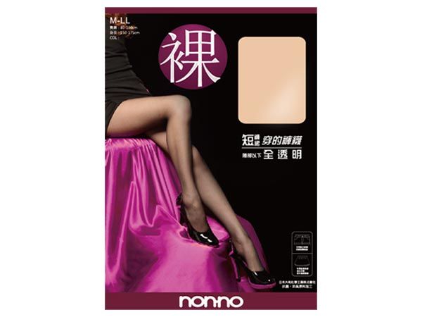 儂儂 non-no(6700)裸-全透明褲襪(1件入) 黑色/膚色 兩色可選